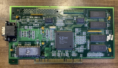 SpeaMirage P64 S3 Trio64 PCI Grafikkarte 2MB DRAM 32-bit PCI Schnittstelle