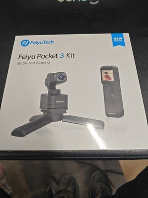 Feiyu Pocket 3 Camera | 3-Axis Stabilization | 12MP CMOS | 4K60 UHD Action Cam