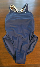 Nike Swim Women's Hydrastrong Fastback One Piece Midnight Navy Size Medium