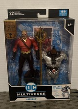DC Multiverse Flashpoint Gold Label AQUAMAN McFarlane Toys - BAF Cyborg