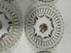 Vintage Set of 8 Bavarian Dresden 4.75” Reticulated Plates — photo 4