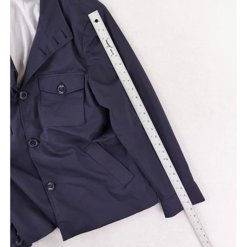 State & Liberty Field Jacket Mens Medium Navy Blue Athletic Fit Utility Chore image 13
