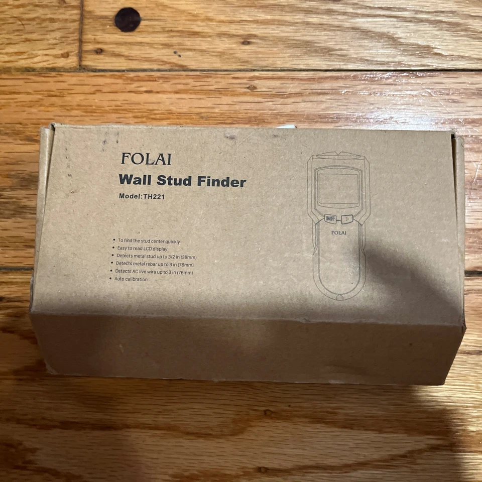 Digital Stud Finder Wood Metal Pipe Wire Wall Scanner Sensor LCD Detector - Image 2 of 2