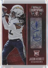 2014 Panini Totally Certified 46/50 Jason Verrett #144 Auto 9u7