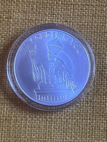 1oz .999 Silver - 2016 - We Condemn You - BU - Silver Shield - Pyramid Of Power