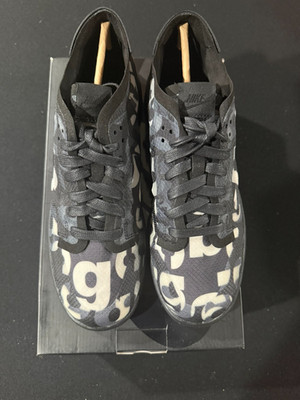 Size 11- Nike Dunk Low Comme des Garcons Print Black CDG men s 9.5