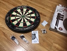Viper by GLD Products Shot King Regulation Sisal Steel Tip Dartboard NEW NIB