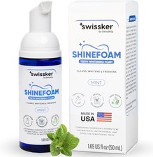 Swissklip Teeth Whitening Foam  Mint Flavor Toothpaste  Teeth...