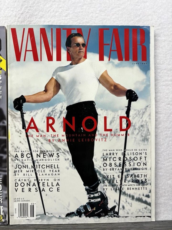 Lot Of 3 Vintage Muscle & Fitness Magazines w/ Arnold Schwarzenegger 1997 Vanity - Image 2 of 4