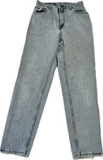 Vintage 90s Levi's 551 Relaxed Fit Distressed Jeans Womens 6 MED Tapered Leg USA