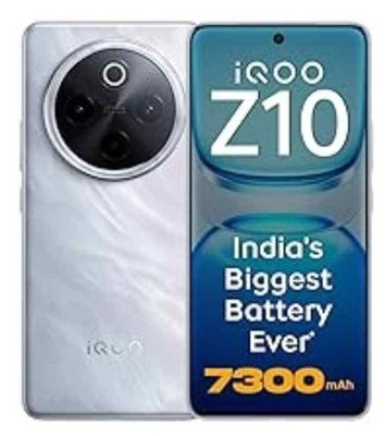 iQOO Z10 5G (Silver,12GB RAM 256GB)Snapdragon 7s Gen 3 Processor