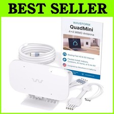 QuadMini 4x4 MIMO Low-Profile Antenna Kit for 4G/5G Routers