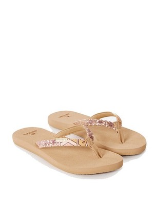 Rip Curl Freedom Bloom Flip Flops Bright Peach Damen
