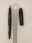 Wahl Eversharp Skyline Black Fountain Pen 14k Gold Nib Restored — photo 3