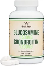 Double Wood 180 Glucosamine Chondroitin 1500mg MSM Triple Strength Joint Support