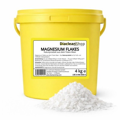 Magnesium Flakes - Naturprodukt aus dem Toten Meer 4kg