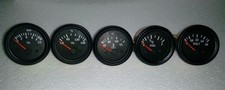 El Gauges 52mm (5pc) - Volt Water Temp C Oil Temp C Oil Press bar Fuel Gauge