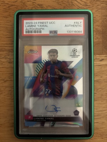 2023-24 Topps Finest UEFA Club Competitions - Autographs Lamine Yamal(Check desc