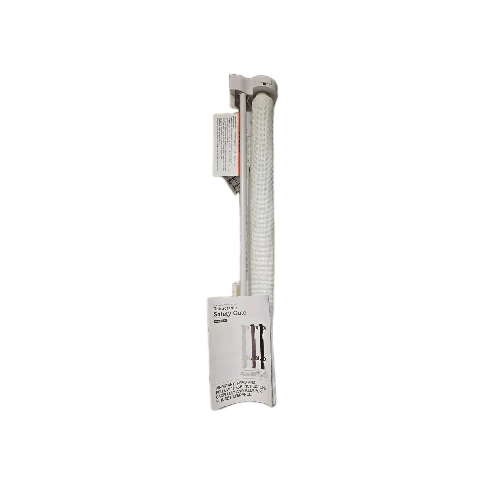 Retractable Saftey Gate 26"H× Up Too 46" White