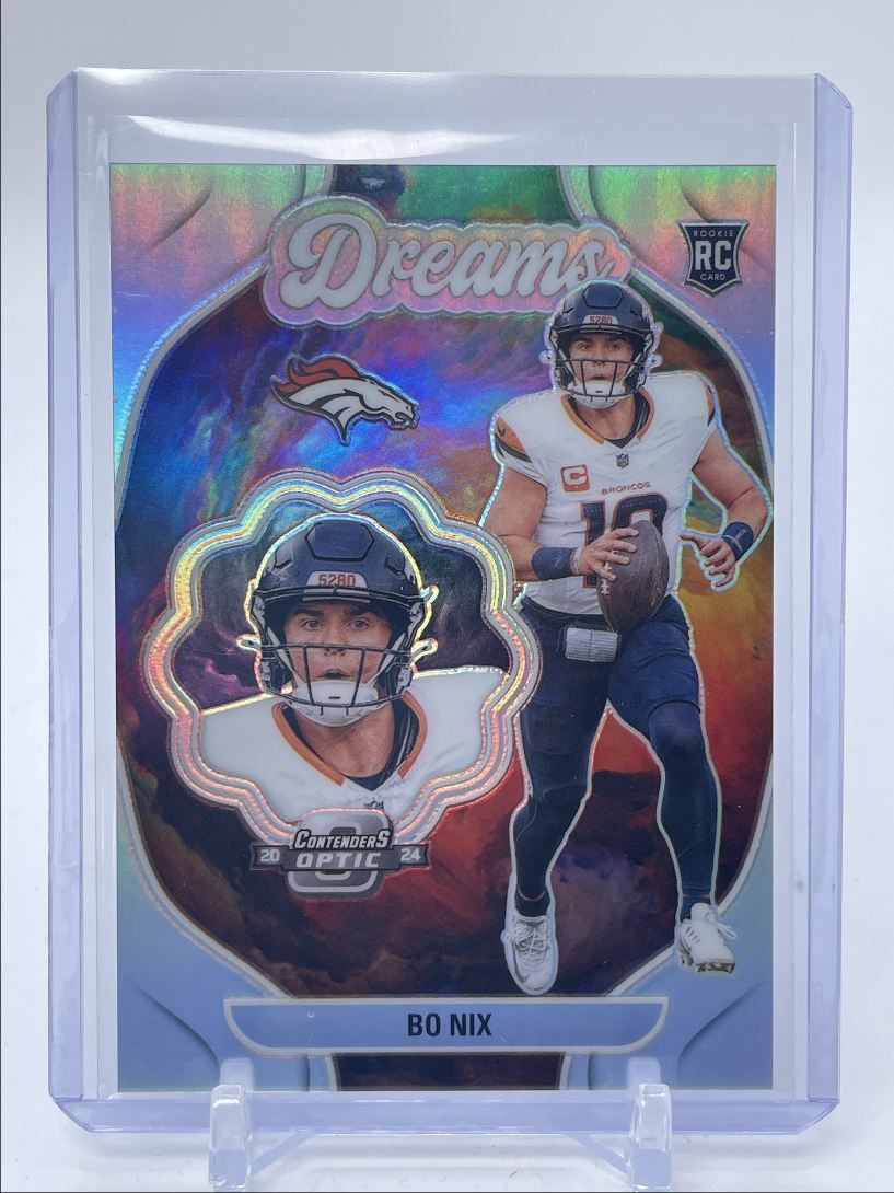 BO NIX 2024 CONTENDERS OPTIC DREAMS ROOKIE SILVER PRIZM BRONCOS RC Q2777
