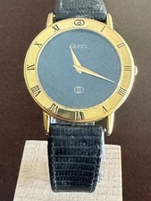VINTAGE MEN'S GUCCI QUARTZ 3000M WRISTWATCH KEEPING TIME 216-612