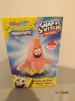 Snap & Switch Patrick Starr Block Figure Build Set 106 Pieces NEW