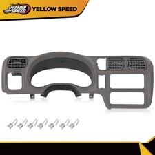 Fit For 1998-2005 Chevy S10 Blazer Dash Radio Cluster Bezel Double Or Single Din Fit For 1998-2005 Chevy S10 Blazer Dash Radio Cluster Bezel Double Or Single Din