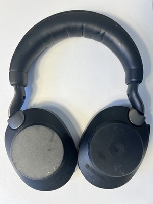 Jabra Evolve2 85 Stereo Wireless Headset Only Black Used HEADPHONES ONLY   READ