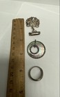 Sterling Silver Assorted Ring/Brooch/Pendant Jewelry Bundle 3pcs. 16.4g — photo 9