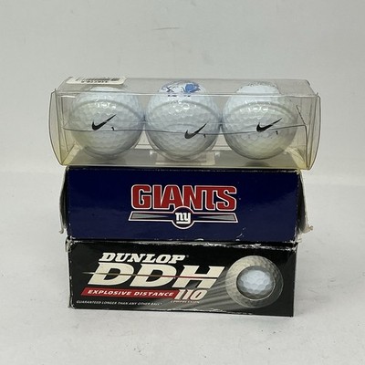 Nike Golf Balls 3 Pack + Dunlop DDH 110 + NY Giants Callaway 9 Balls Lot New
