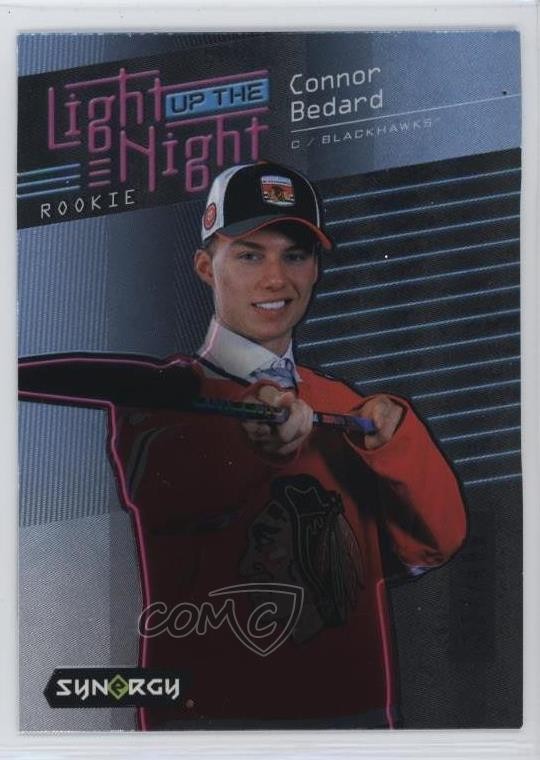 2023 Synergy Light Up The Night Rookies Blue /499 Connor Bedard #LN-CB RC 0s8s