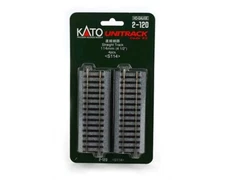 Kato 2120 HO Scale UniTrack 114mm 4-1/2" Straight (4 Pack)