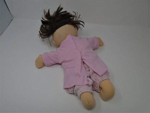 Cabbage Patch Doll 13" 1998 Mattel Talking Xavier Roberts Pink Shirt - Picture 4 of 7