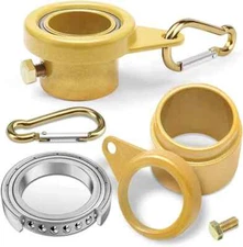Rotating Rings,360 Degree Anti-Wrap Flag Mounting Rings with Bearings for 7/10"