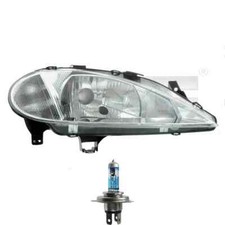 Scheinwerfer rechts H4 für Renault Megane I BA0/1_ KA0/1_ JA0/1_ inkl. Lampen