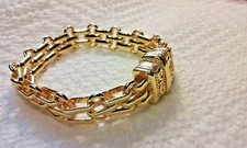 7.25" Gold Tone Magnetic Closure Bracelet 06-01-2022