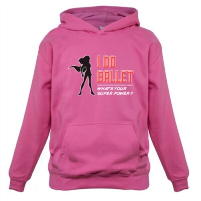 I Do Ballett What's Ihre Super Power Buchse Design - Kinder Kapuze Tanzende Tanz