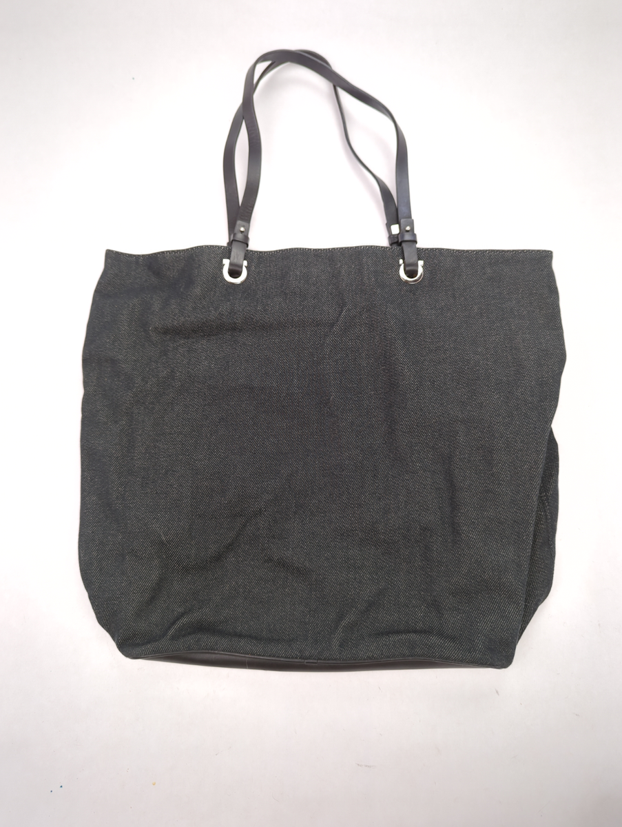 SALVATORE FERRAGAMO Reversible Nylon Twill Jungle Print Tote Bag