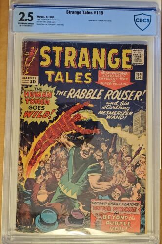 ~STRANGE TALES #119~ (1964) "The Torch Goes Wild!" ~JACK KIRBY cover~ *CBCS 2.5* - Afbeelding 1 van 3