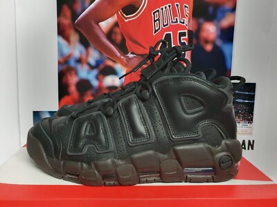 Nike AIR MORE UPTEMPO Black Velvet Brown Women's UK EUR