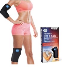 Med Pride Hot  Cold Gel Compression Sleeve for Elbow Knee Arm - New