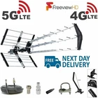 TV Aerial 4G Triple Boom 70 Element Freeview Digi HD Indoor Outdoor Full Kit