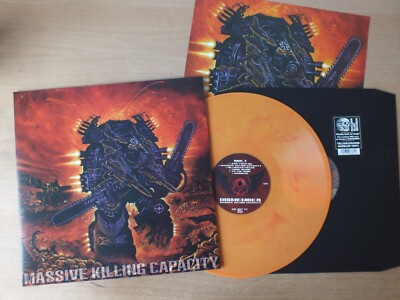 DISMEMBER - Massive Killing Capacity   yellow orange  LP  Vinyl   mint-
