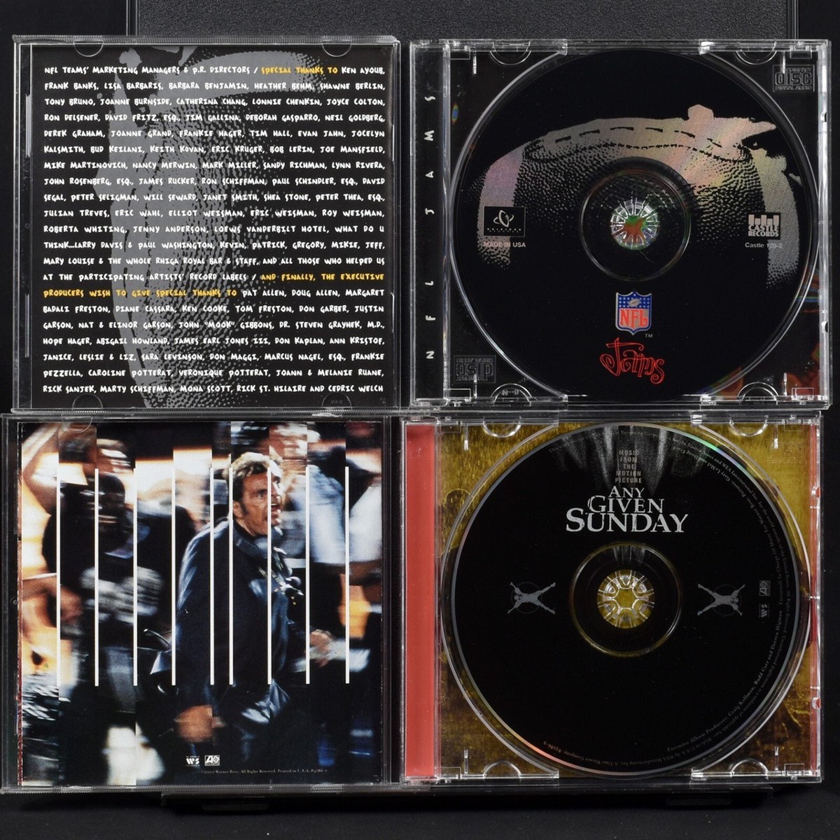 2 CD Soundtrack Lot Any Given Sunday NFL Football Jams Various Hip