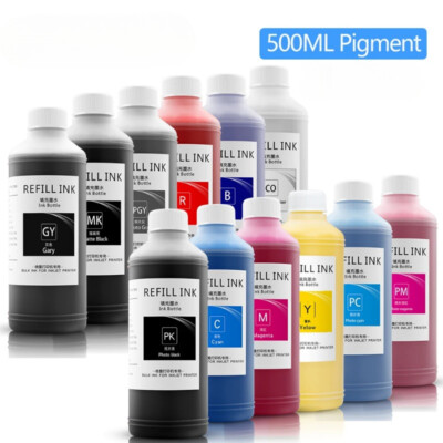500ML Universal Pigment Ink for Canon PFI-107 120 320 102 104 707 710 206 306 