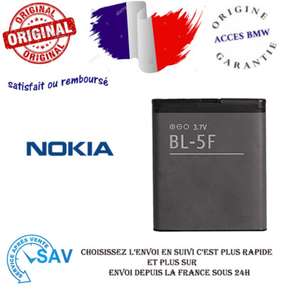 Originale Nokia Batteria BL-5F per 6210 Navigatore/6210n Cellulare Originale Nokia Batteria BL-5F per 6210 Navigatore/6210n Cellulare