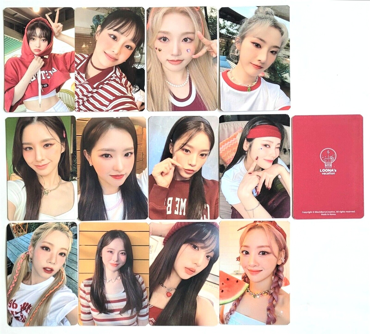 LOONA VACATION 2022 OFFICIAL WEVERSE PHOTOCARD (SELECT) [KPOPPIN