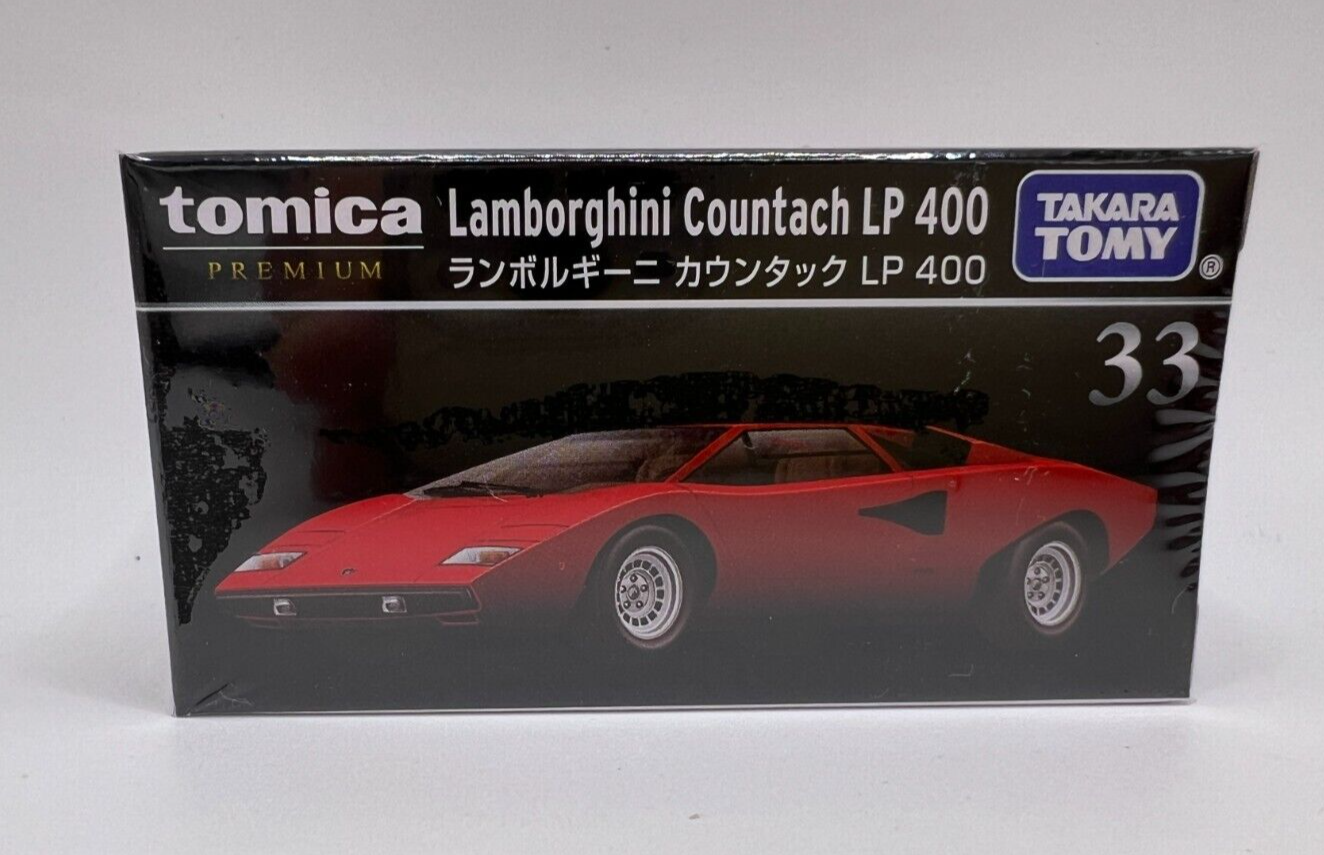 UK -Takara Tomy Tomica Premium 33 Lamborghini Countach LP400 New& Sealed JP ver