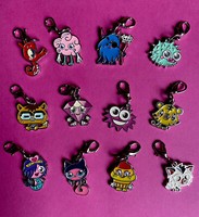 Moshi Monsters Zip Clip Charm Charmling Charms ☆ Choose ☆New ☆ Big Bad Bill Roxy
