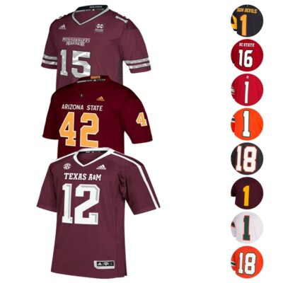 NCAA Adidas Men's Premier Football Jersey Collection | eBay